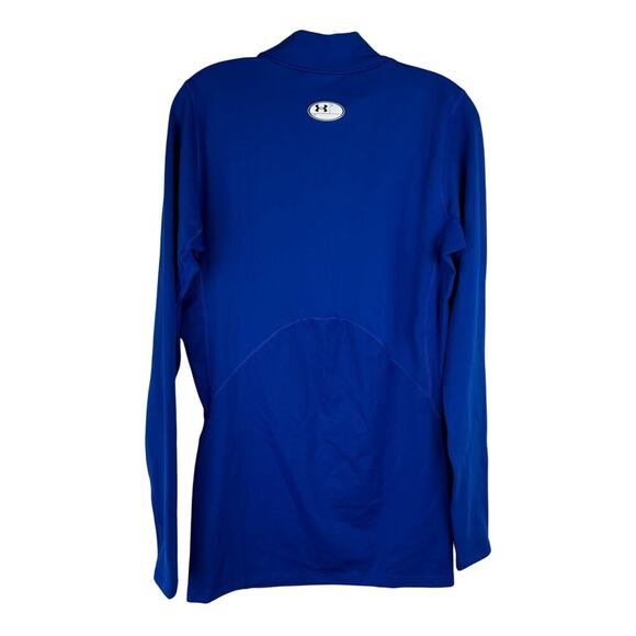 Under Armour Men's Coldgear Compression Shirt Size XLT Tall Long Sleeve Blue - Picture 2 of 7